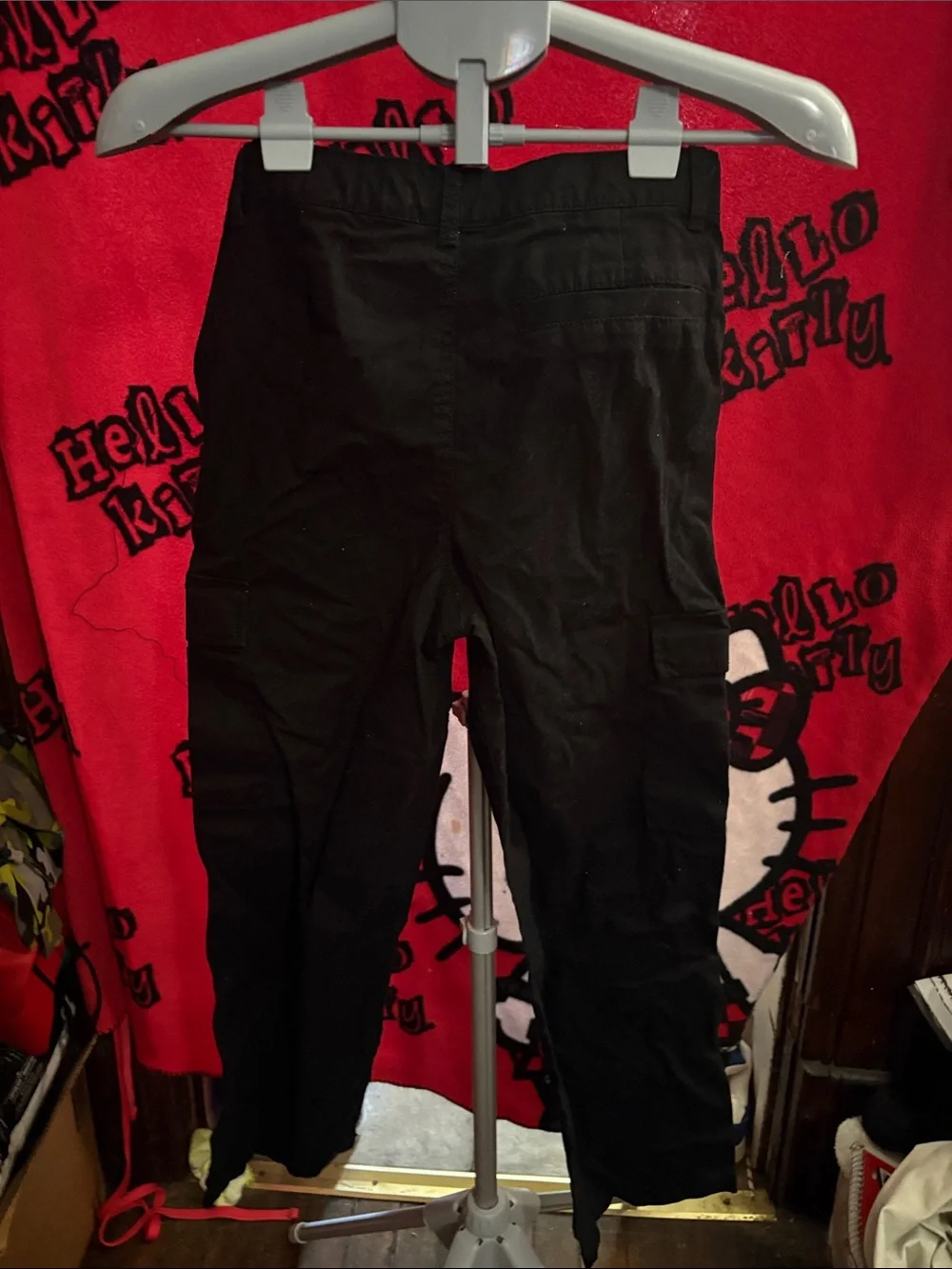 Old Navy Men's Black Cargo Pants - Utility Style